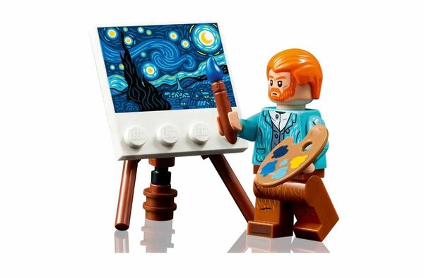 レゴ アイデア ゴッホ 「星月夜」ミニフィグのみ 新品 未使用 大人レゴLEGO 