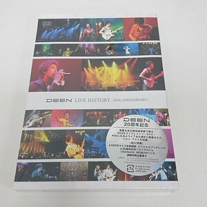 未開封 DVD DEEN LIVE HISTORY 20th ANNIVERSARY A50