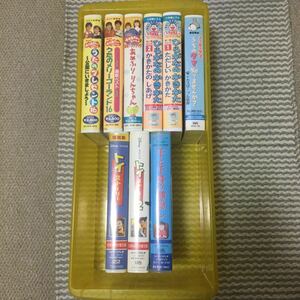 [ free shipping ] child oriented vhs set sale 9ps.