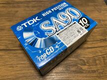 カセットテープ ハイポジションテープ TDK SA 90 11本　新品未開封品_画像4