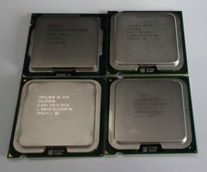 送料無料　CPU 4個セット INTEL Celeron430、Celeron450、Pentium G2030、Pentium DualCore E2140