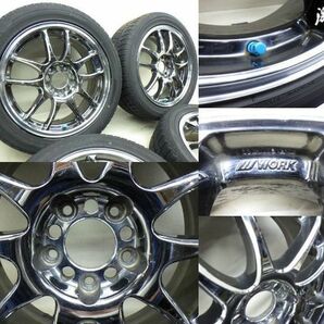 ●WORK EMOTION CR Kai ワーク エモーションCR 17インチ 7J +47 PCD114.3 5H YOKOHAMA ICE GUARD IG50 plus 215//50R17 19y ミニバン 棚U-4の画像6