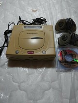 セガサターン本体 オマケソフト１本 中古品　　環境が整っていれば届いてすぐにゲームできます。 欠品あり_画像1