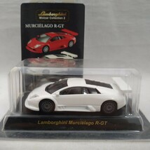 京商 1/64 ランボルギーニ　ムルシエラゴ　R-GT White ランボルギーニ　ミニカーコレクション2_画像2