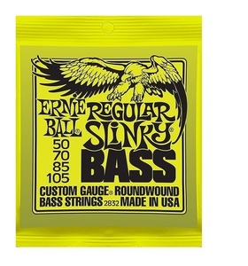 即決◆新品◆送料無料ERNIE BALL 2832×1(REGULARSLINKY50-105/メール便