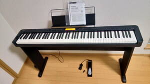 美品 CASIO CDP-S300 2022年製 電子ピアノ 88鍵盤 専用スタンド (CS-46P)ワイヤレス(WU-BT) M-AUDIO ( エムオーディオ ) SP-2 ペダル 　 
