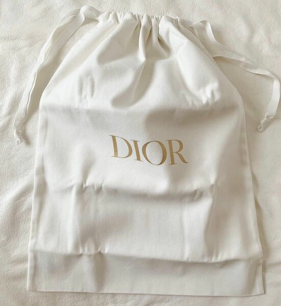 【新品未使用】Dior ディオール 巾着 大きめ ポーチ ノベルティ 非売品
