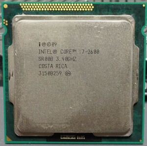 【動作確認済】Intel Core i7 2600 LGA1155 本体のみ