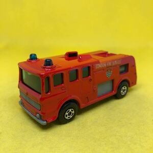 マッチボックス　No35 MERRYWEATHER FIRE ENGINE 消防車　当時物　絶版