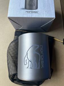 ★Nordisk Titanium Mag 450ml ノルディスク チタン マグ カップ ダブルウォール 軽量 キャンプ テント 北欧 ウルトラライト UL シロクマc