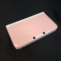 3DS LL/通電動作確認OK/ピンク×ホワイト/本体のみ/タッチペンあり/Nintendo ニンテンドー 任天堂_画像1