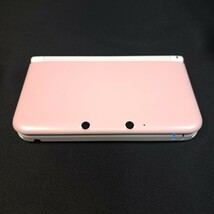 3DS LL/通電動作確認OK/ピンク×ホワイト/本体のみ/タッチペンあり/Nintendo ニンテンドー 任天堂_画像3