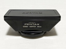 PENTAX STEREO ADAPTER 49mm　ペンタックス ステレオアダプター 49mm F=50 55mm 日本製品 _画像1