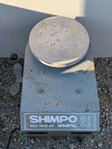 SHIMPO METAL DRIVE WHEEL 21 シンポ工業 電動ろくろ シンポ陶芸ろくろ RK-2X 形 動作確認済み _画像2