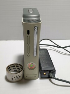 Microsoft XBOX 360 CONSOLE 本体 XBOX360 ゲーム機 電源ケーブル付きDPSN-186EB-A 動作確認済み