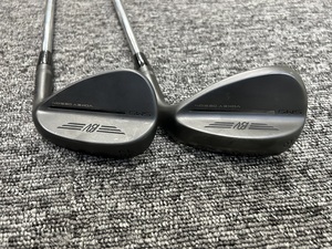 タイトリスト Vokey Vokey SM9 ウェッジ ジェットブラック　BV105 52°　58°　２本セット　中古使用品