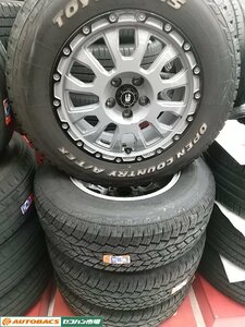 【中古品】ABE AVENTURA＆トーヨーオープンカントリー215/70R16　JEEP用