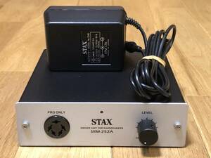 即決/送無 STAX スタックス SRM-252A 小型ドライバーアンプ 伝統の全段A級増幅/直結DCアンプ/出力段=エミッターフォロワー 筐体=アルミ合金