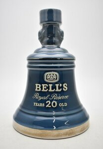 竜酒2508◆未開栓 BELL’S Royal Reserve ベルズ ロイヤル リザーブ 20年 陶器ボトル 青 約1400g 750ml 43度 スコッチ ウイスキー