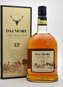 竜酒2511◆未開栓 THE DALMORE ザ ダルモア 12年 シングルハイランドモルト 750ml 43度 スコッチ ウイスキー