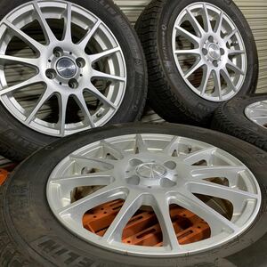 Tirado γ ティラード 15インチ アルミホイール 4本セット ミシュラン スタッドレスタイヤ X-ICE3+ 185/65R15 bB アクア ノート デミオ