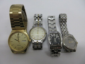 ☆SEIKO☆セイコー　DOLCEドルチェ：8J41-6090・Chronos クロノス：5H23-7D40　他GUESS：GC21500・RICOH：WINDS　全4点　＃74232