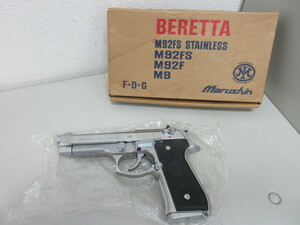 Marushin マルシン PIETRO BERETTA MOD.92FS ベレッタ ステンレス SPG刻印 モデルガン 箱付き #34761-18