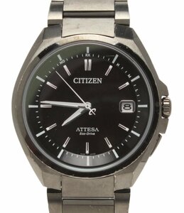 シチズン 腕時計 H110-T016294 ATTESA ソーラー ブラック メンズ CITIZEN