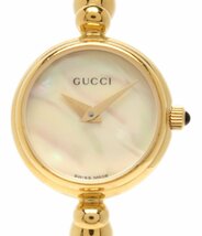 訳あり グッチ バングルウォッチ 腕時計 2700.2.L クオーツ シェル レディース GUCCI [0202初]_画像1