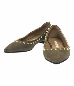 po Inte dotu pumps flat shoes studs lady's 35 1/2 S PELLICO [0402]