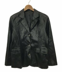 美品 フェイクレザージャケット レディース F M SHEER [0502]