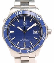 タグホイヤー 腕時計 デイト WAK2111 アクアレーサー 500m キャリバー5 自動巻き ブルー メンズ TAG Heuer [0402]_画像1