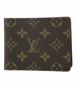 ルイヴィトン 二つ折り財布 ポルトフォイユ ミュルティプル M60895 モノグラム メンズ Louis Vuitton [0502]