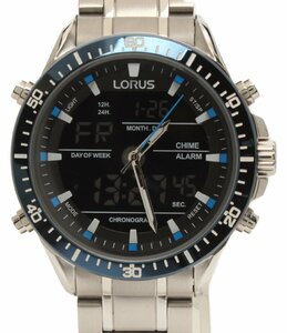 腕時計 Z021-X015 クオーツ ブラック メンズ LORUS [0502]