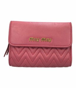 ミュウミュウ 二つ折り財布 レディース MiuMiu [0402]