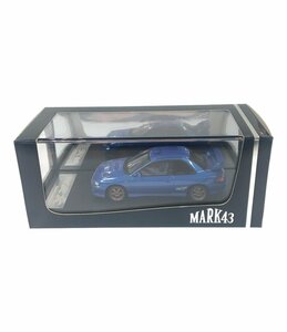 美品 ミニカー スバル インプレッサ GC8 WRX typeR STiバージョン4 Limited 1/43 Mark43 ホビージャパン