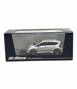 美品 ミニカー NISSAN ノート ブリリアントシルバー 1/43 Hi-Story インターアライド