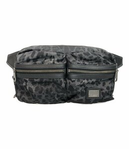  Dolce and Gabbana Leopard pattern body bag Carry on bag unisex [0502]