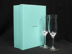 ティファニー シャンパングラス 2点セット ペア スウィング Tiffany＆Co. [0604]