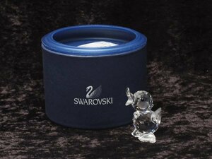 美品 スワロフスキー フィギュリン 置物 クリスタル 雄ガモ 鳥 010007 SWAROVSKI [0604]