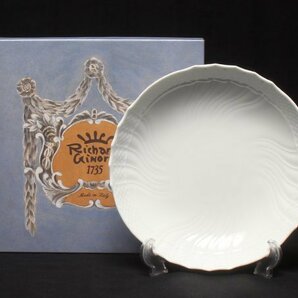 美品 リチャードジノリ 盛り皿 ラウンドディッシュ 21cm ベッキオホワイト Richard Ginori [0402]の画像1