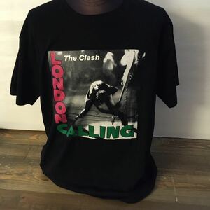 80年代バンド　クラッシュ　THE CLASH L バンドTシャツ　パンクバンド　バンド ブラック