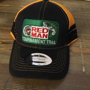 RED MAN TOURNAMENT TRAIL MADE IN U.S.A. フリーサイズ ナイロン　メッシュキャップ