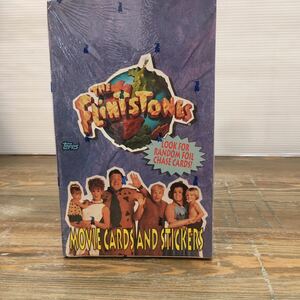 デッド ストック　THE FLINTSTONES ムービーカード　ステッカー　ボックス売り　レア　稀少　未開封