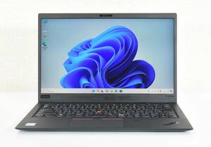 Lenovo Thinkpad X1 Carbon 6th (2018)/Core i5-8350U/メモリ16G/新品NVMe SSD 512G/カメラ/14インチ/タッチパネル/中古/3台セット