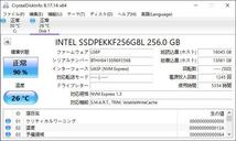 INTEL M.2 2280 NVMe SSD 256GB /健康状態90%/累積使用5534時間/動作確認済み, フォーマット済み/中古品_画像2