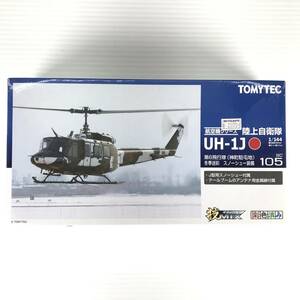 □未使用品□ TOMYTEC プラモデル 1/144 技HC105 陸上自衛隊 UH-1J 第6飛行隊 神町駐屯地 冬季迷彩 スノーシュー装備 技MIX航空機シリーズ