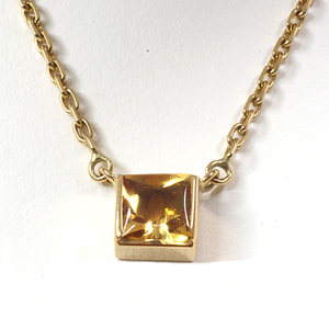  Cartier Cartier tanker citrine necklace K18YG yellow gold [ used ]A rank 