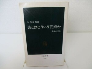 書とはどういう芸術か―筆蝕の美学 (中公新書) y0601-bb7-ba254731