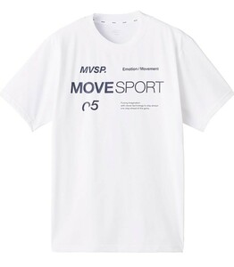 デサント MOVESPORT 半袖 クルーネック UVカット ドライ ストレッチ メンズ Mサイズ